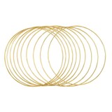 Artikelbild 1 für Rayher Metallringe-Set beschichtet gold Ø 25,0 cm, 10 St., Artikelnummer 356192