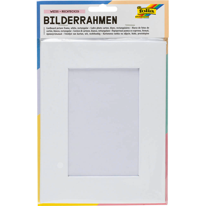 Artikelbild für folia Bastelset Bilderrahmen weiß, Artikelnummer 478691