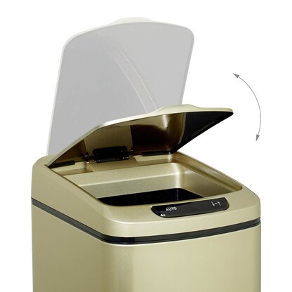 Artikelbild 3 für relaxdays Sensor Mülleimer 12,0 l gold, 1 St., Artikelnummer 521272