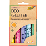 Artikelbild 1 für folia Bio Glitter Rainbow M Glitzer farbsortiert, 1 Pack, Artikelnummer 285856