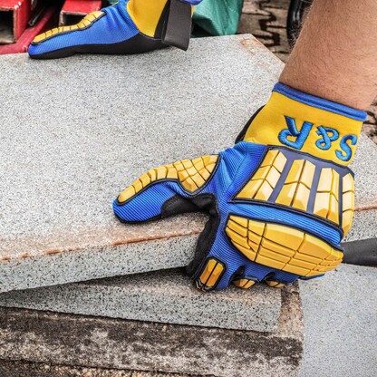 Artikelbild 6 für S&R unisex Arbeitshandschuhe schwarz Größe 10, 1 Paar, Artikelnummer 316907