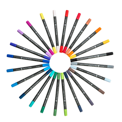 Artikelbild für Marabu Graphix Octopy Aquarellmarker-Set farbsortiert, 24 St., Artikelnummer 400006