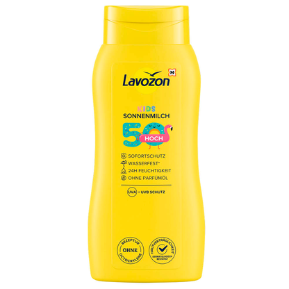 Artikelbild für Lavozon LSF 50 Hoch Kids Sonnenmilch 50 ml, Artikelnummer 561957