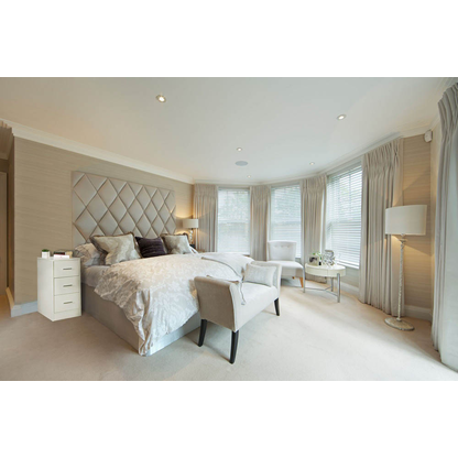 Artikelbild 6 für WOHNLING Nachttisch rechteckig Spanplatte weiß 35,0 x 38,0 x 68,0 cm, 1 St., Artikelnummer 905964