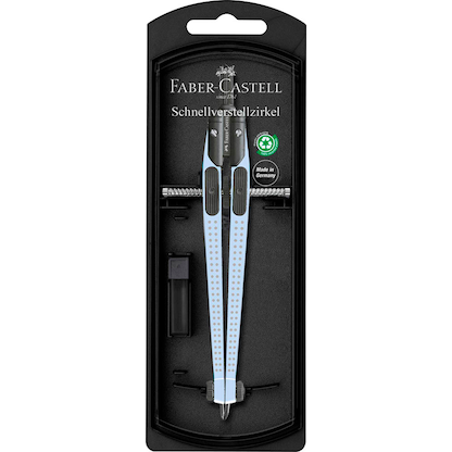 Artikelbild 2 für FABER-CASTELL Zirkel Grip sky blue, 1 St., Artikelnummer 278261