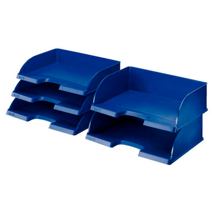 Artikelbild 3 für LEITZ Briefablage Jumbo quer Plus blau DIN A4, 1 St., Artikelnummer 402131