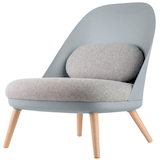 Artikelbild 1 für meet powered by PAPERFLOW Sessel COCOON grau buche Kunststoff 70,0 x 65,5 x 75,5 cm, 1 St., Artikelnummer 139727