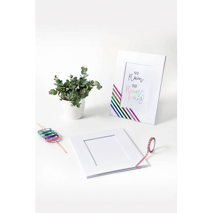 Artikelbild 5 für folia Bastelset Bilderrahmen weiß, Artikelnummer 478691