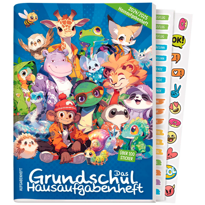 Artikelbild 3 für Häfft® Verlag Hausaufgabenheft Rasselbande liniert DIN A5 ohne Rand, 112 Blatt, 1 St., Artikelnummer 370769