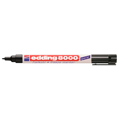 Artikelbild für edding 8000 Tiefkühlmarker schwarz 1,0 mm, 1 St., Artikelnummer 863589
