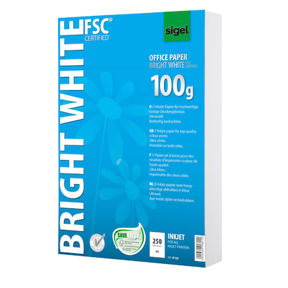 Artikelbild für SIGEL Inkjetpapier InkJet-Papier DIN A4 100 g/qm 250 Blatt, Artikelnummer 690461