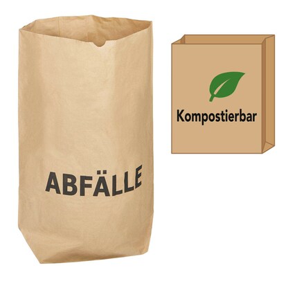 Artikelbild für Müllbeutel 120,0 l braun 2x 70,0 g/qm, 100 St., Artikelnummer 873869