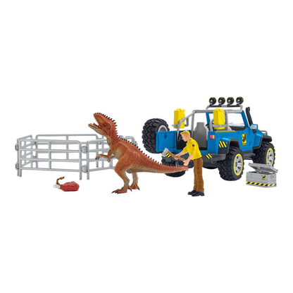 Artikelbild 14 für Schleich® Dinosaurs 41464 Geländewagen mit Dino-Außenposten Spielfiguren-Set, Artikelnummer 346381
