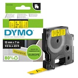 Artikelbild 1 für DYMO Schriftband D1 45018 S0720580, 12 mm, schwarz auf gelb, 1 St., Artikelnummer 148478