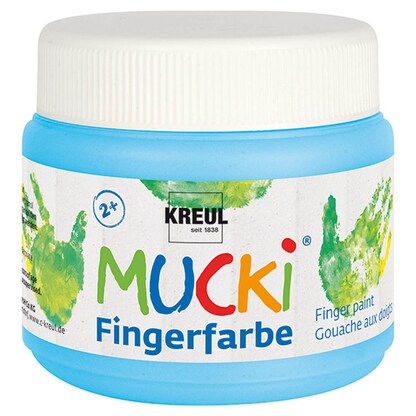 Artikelbild für KREUL MUCKI Fingerfarbe hellblau 150,0 ml, 1 St., Artikelnummer 512911