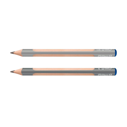 Artikelbild für Pelikan griffix® Bleistifte B, HB silber, 2 St., Artikelnummer 274658