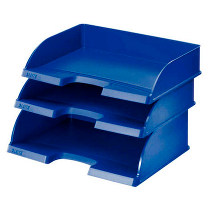 Artikelbild 4 für LEITZ Briefablage Jumbo quer Plus blau DIN A4, 1 St., Artikelnummer 402131