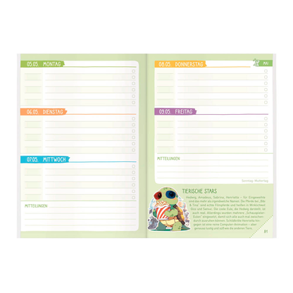 Artikelbild 5 für Häfft® Verlag Hausaufgabenheft Rasselbande liniert DIN A5 ohne Rand, 112 Blatt, 1 St., Artikelnummer 370769