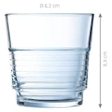 Artikelbild 1 für ARCOROC Trinkgläser Spirale FB25 250,0 ml, 6 St., Artikelnummer 976421