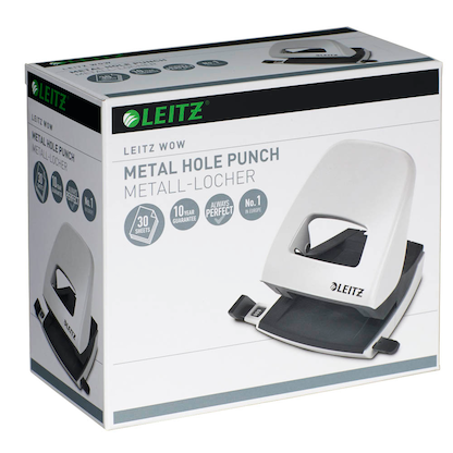 Artikelbild 3 für LEITZ Locher NeXXt 5008 WOW perlweiß, 1 St., Artikelnummer 368258