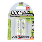Artikelbild 1 für ANSMANN Akkus Solar Ni-MH Mignon AA 800 mAh, 2 St., Artikelnummer 728428