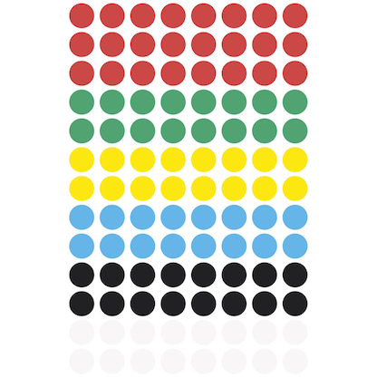 Artikelbild 2 für AVERY Zweckform Klebepunkte 3090 farbsortiert Ø 8,0 mm, 416 St., Artikelnummer 816001