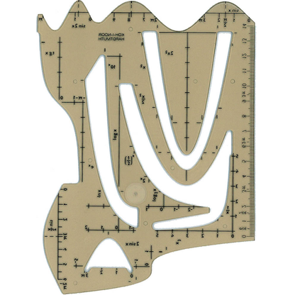 Artikelbild für KOH-I-NOOR Zeichenschablone transparent, Artikelnummer 371084