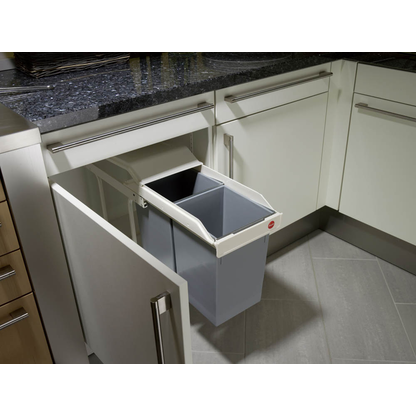 Artikelbild 3 für Hailo 3659-001 Einbau-Mülltrenner 2x 14,0 l grau, 1 St., Artikelnummer 903548