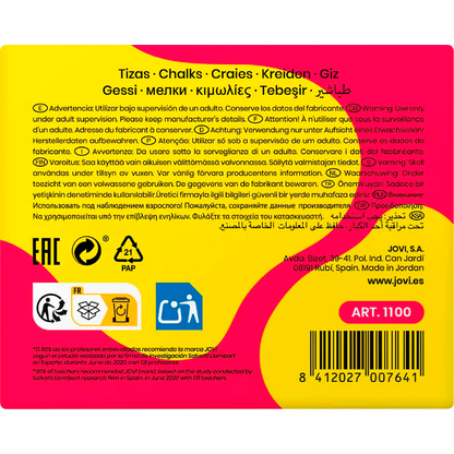 Artikelbild 7 für JOVI School Chalks Kreide weiß 100 St., Artikelnummer 321727