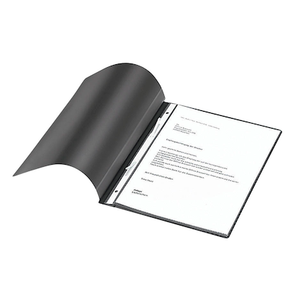 Artikelbild 2 für DURABLE Schnellhefter DURALUX Kunststoff schwarz DIN A4 überbreit, 10 St., Artikelnummer 567487