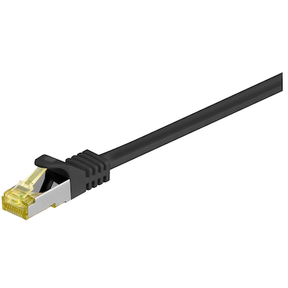 Artikelbild 2 für goobay RJ-45 Netzwerkkabel 20,0 m schwarz bis zu 10,00 Gbit/Sek. bis zu 500 MHz, 1 St., Artikelnummer 133506