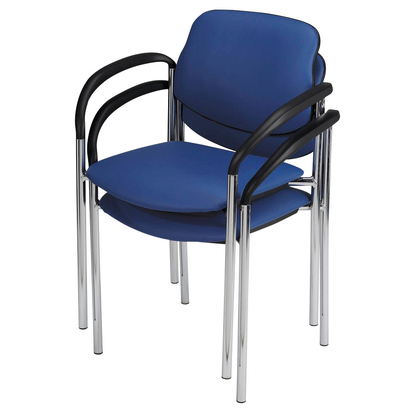 Artikelbild für Nowy Styl Besucherstühle Styl blau Leder, 2 St., Artikelnummer 485884