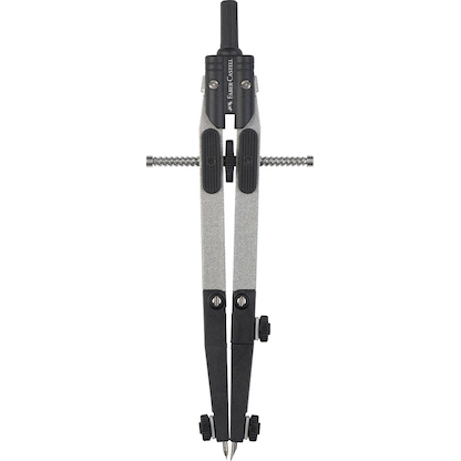 Artikelbild für FABER-CASTELL Zirkel silber-schwarz, 1 St., Artikelnummer 278129