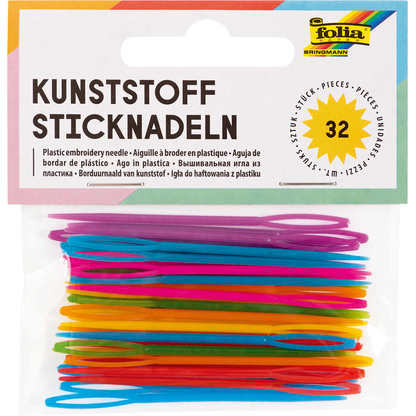 Artikelbild für folia Bastelwerkzeug farbsortiert Sticknadeln Ø 1,8 mm, 32 St., Artikelnummer 287499