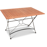 Artikelbild 1 für Garden Pleasure Gartentisch Wien braun rechteckig 120,0 x 80,0 x 74,0 cm, Artikelnummer 230839