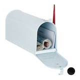 Artikelbild 1 für relaxdays Zeitungsrolle US Mail 10028065_49 weiß mit Zeitungsfach, Artikelnummer 521033