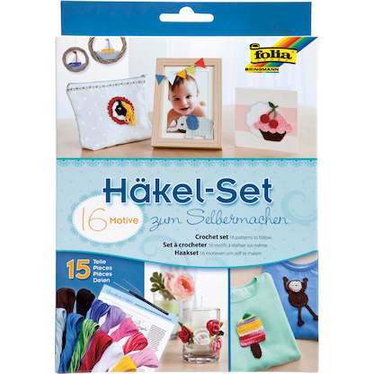Artikelbild für folia Häkel-Set 15-tlg., Artikelnummer 287518