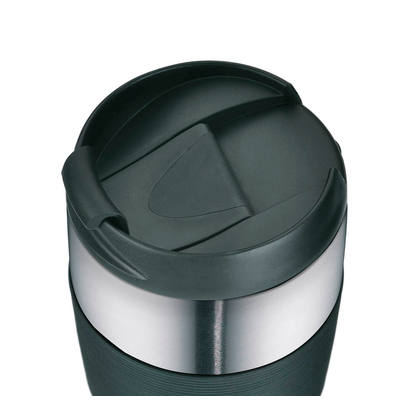 Artikelbild 6 für THERMOcafé by THERMOS Isolierbecher PRO schwarz, silber 400,0 ml, 1 St., Artikelnummer 482402