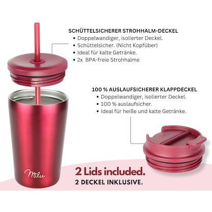 Artikelbild 7 für Milu Isolierbecher berry 500,0 ml, 1 St., Artikelnummer 534287