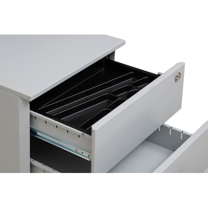 Artikelbild 5 für Gürkan Rollcontainer lichtgrau 3 Auszüge 39,0 x 59,0 x 55,0 cm, Artikelnummer 564967