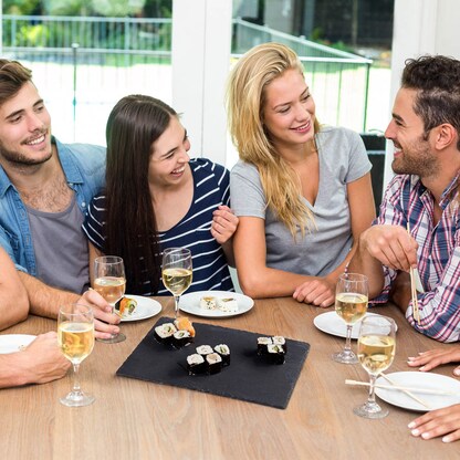 Artikelbild 4 für relaxdays Schieferplatten anthrazit 30,0 x 20,0 cm, 6 St., Artikelnummer 361564