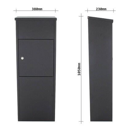 Artikelbild 4 für ROTTNER Paketbriefkasten Parcel Keeper 1000 T05781 schwarz, Artikelnummer 549790