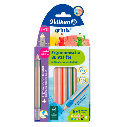Artikelbild 2 für Pelikan griffix® Buntstifte farbsortiert, 10 St., Artikelnummer 274627