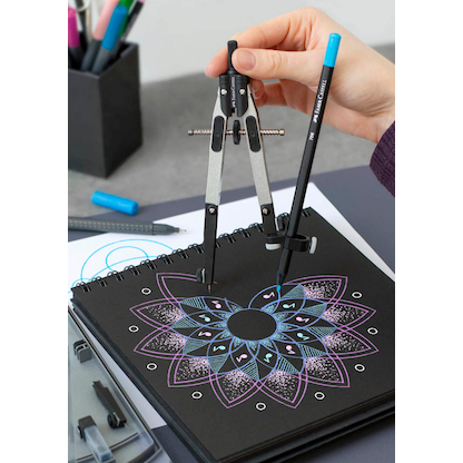 Artikelbild 4 für FABER-CASTELL Zirkel silber-schwarz, 1 St., Artikelnummer 278129