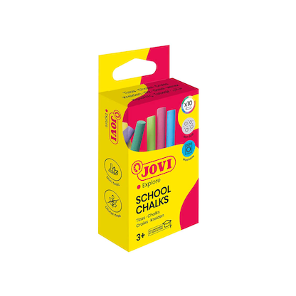 Artikelbild für JOVI School Chalks Kreide farbsortiert 10 St., Artikelnummer 321677