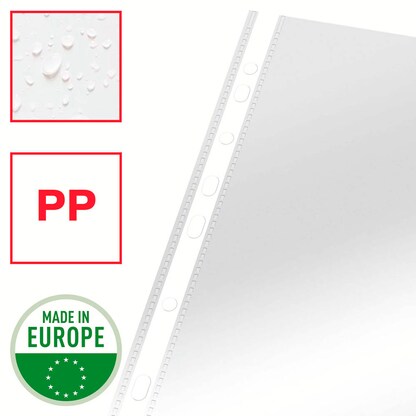 Artikelbild 7 für Esselte Prospekthüllen Standard DIN A4 transparent glasklar 0,05 mm, 100 St., Artikelnummer 431738