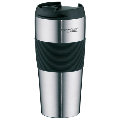 Artikelbild für THERMOcafé by THERMOS Isolierbecher PRO schwarz, silber 400,0 ml, 1 St., Artikelnummer 482402