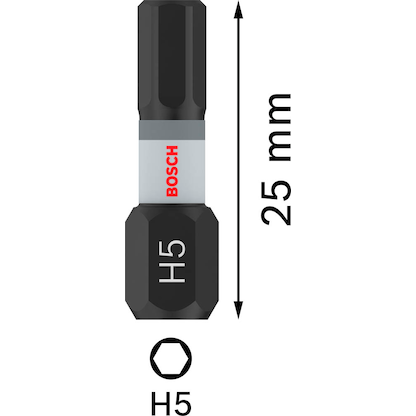 Artikelbild 4 für BOSCH Bits PRO Hex Impact, H5, 2 St., Artikelnummer 489889