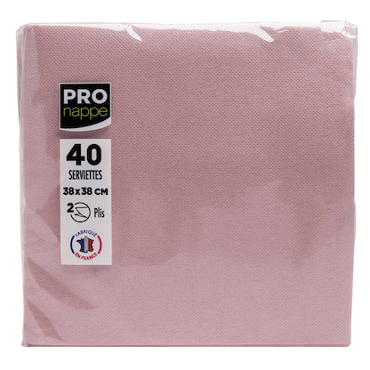 Artikelbild 5 für PROnappe Servietten altrosa 2-lagig 38,0 x 38,0 cm, 40 St., Artikelnummer 634739