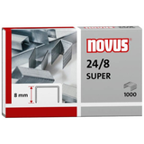 Artikelbild 1 für novus Heftklammern SUPER 24/8, 1.000 St., Artikelnummer 396499
